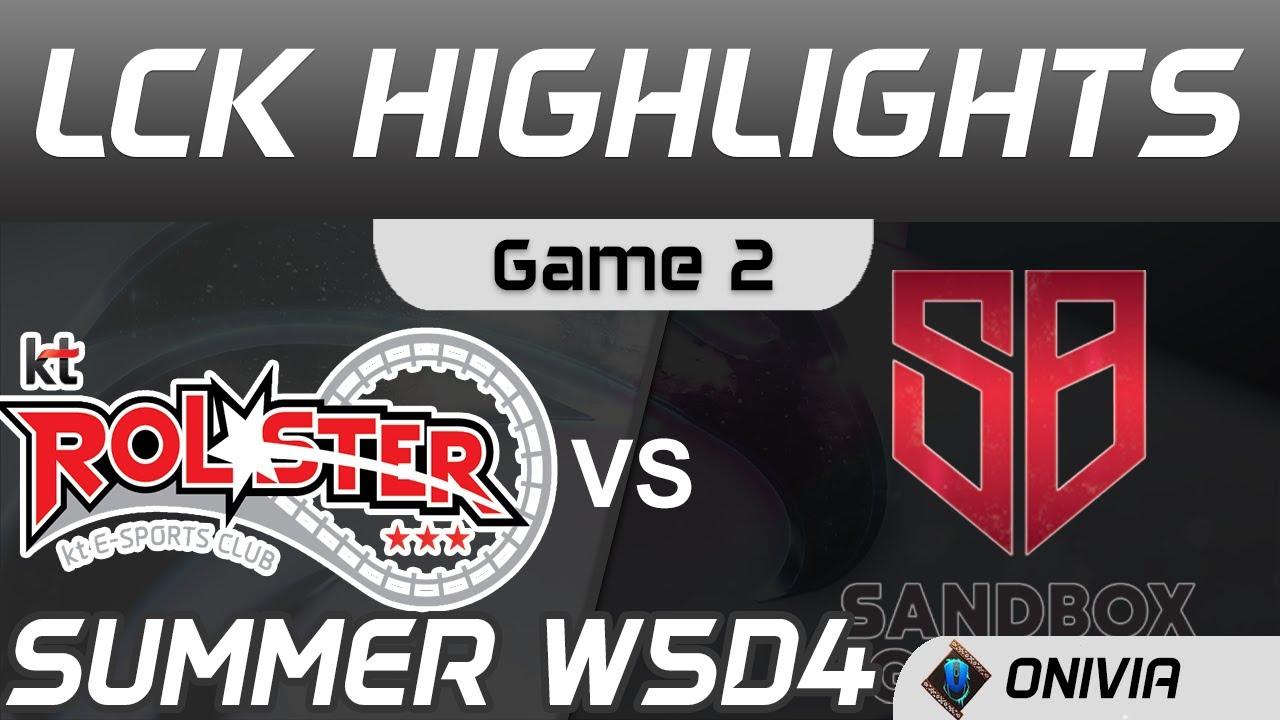 KT vs SB Highlights Game 2 LCK Summer Season 2020 W5D4 KT Rolster vs SANDBOX Gaming by Onivia thumbnail