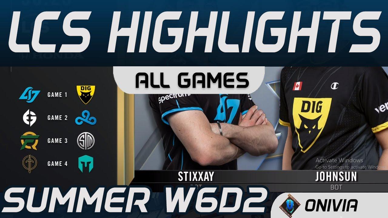 LCS Highlights Week6 Day2 LCS Summer 2020 All Games By Onivia thumbnail