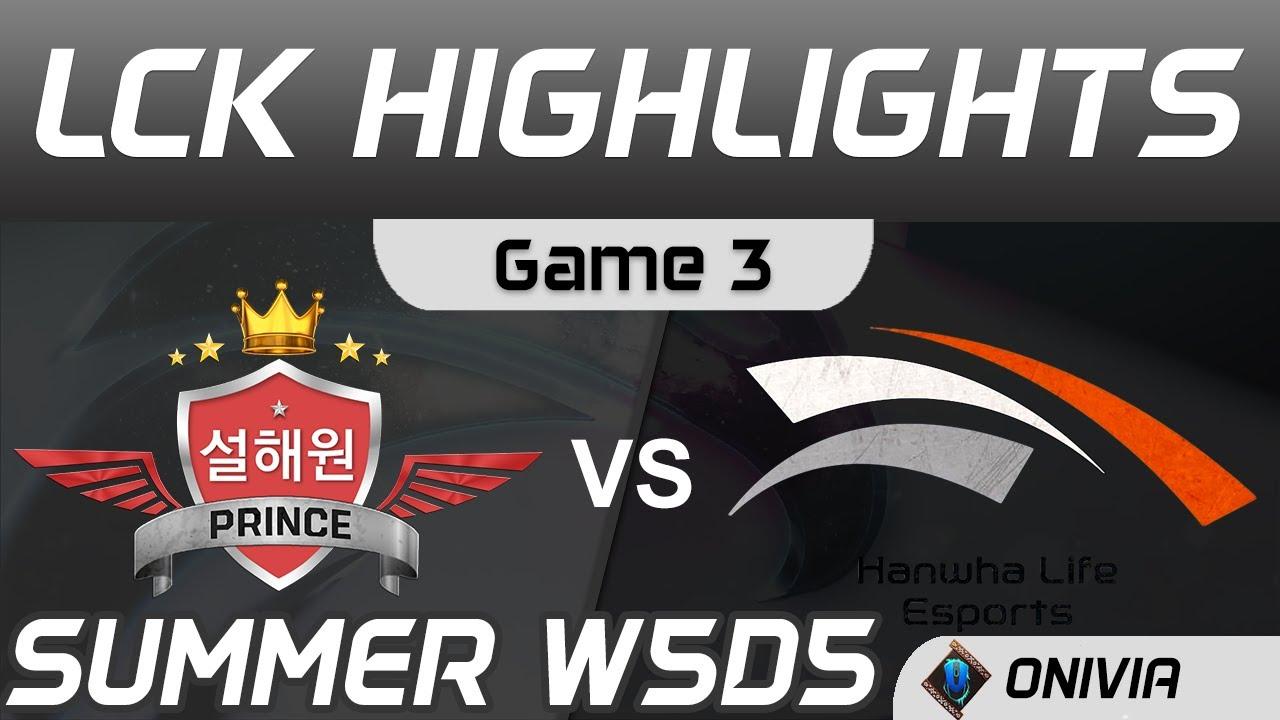 SP vs HLE Highlights Game 3 LCK Summer Season 2020 W5D5 SeolHaeOne Prince vs Hanwha Life Esports by thumbnail