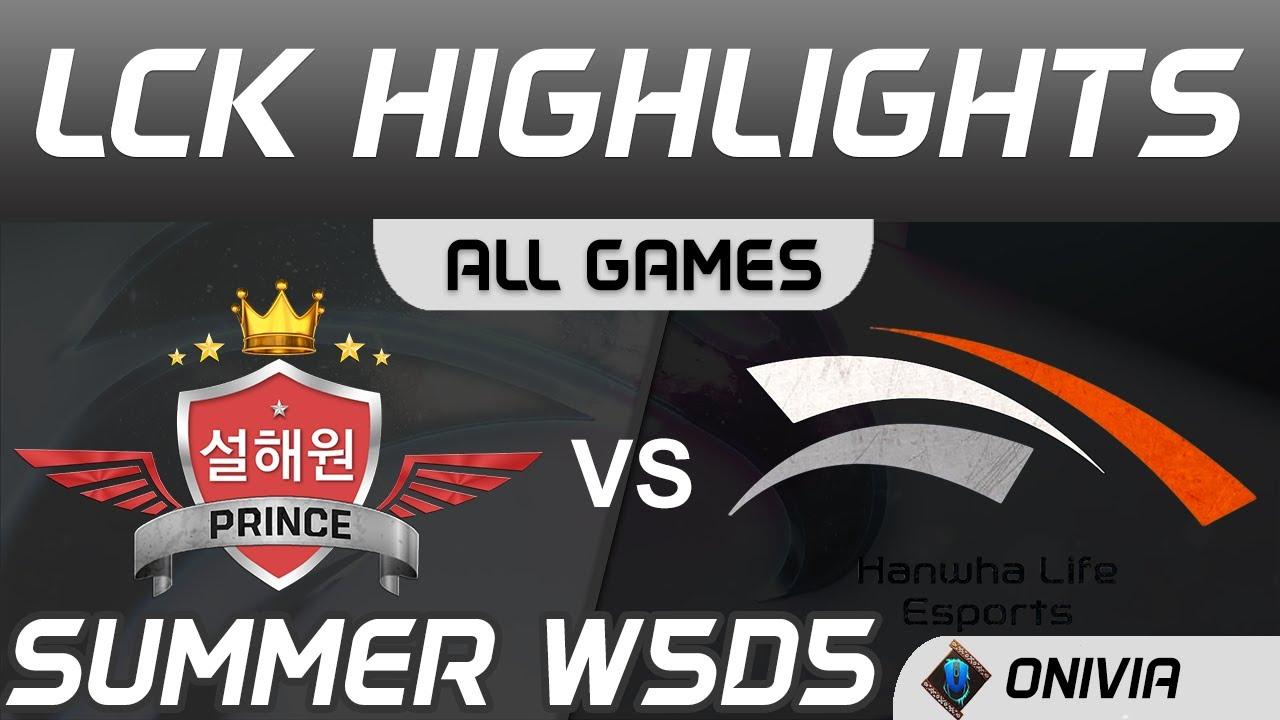 SP vs HLE Highlights ALL GAMES LCK Summer Season 2020 W5D5 SeolHaeOne Prince vs Hanwha Life Esports thumbnail