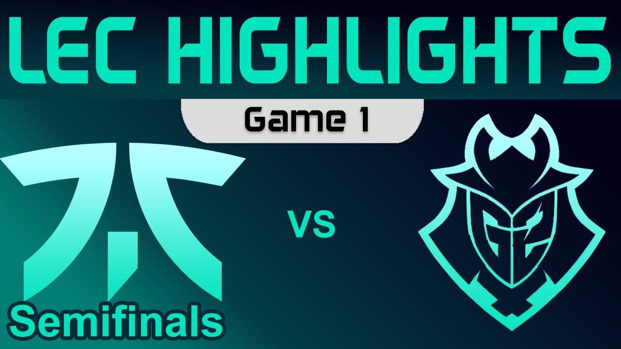 FNC vs G2 Highlights Game 1 Semifinals LEC Spring Playoffs 2022 Fnatic vs G2 Esports by Onivia thumbnail