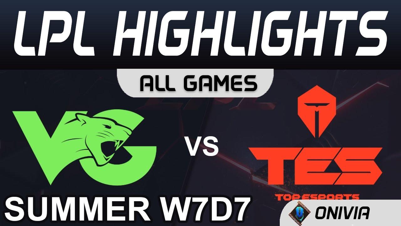 VG vs TES Highlights ALL GAMES LPL Summer Season 2020 W7D7 Vici Gaming vs Top Esports by Onivia thumbnail