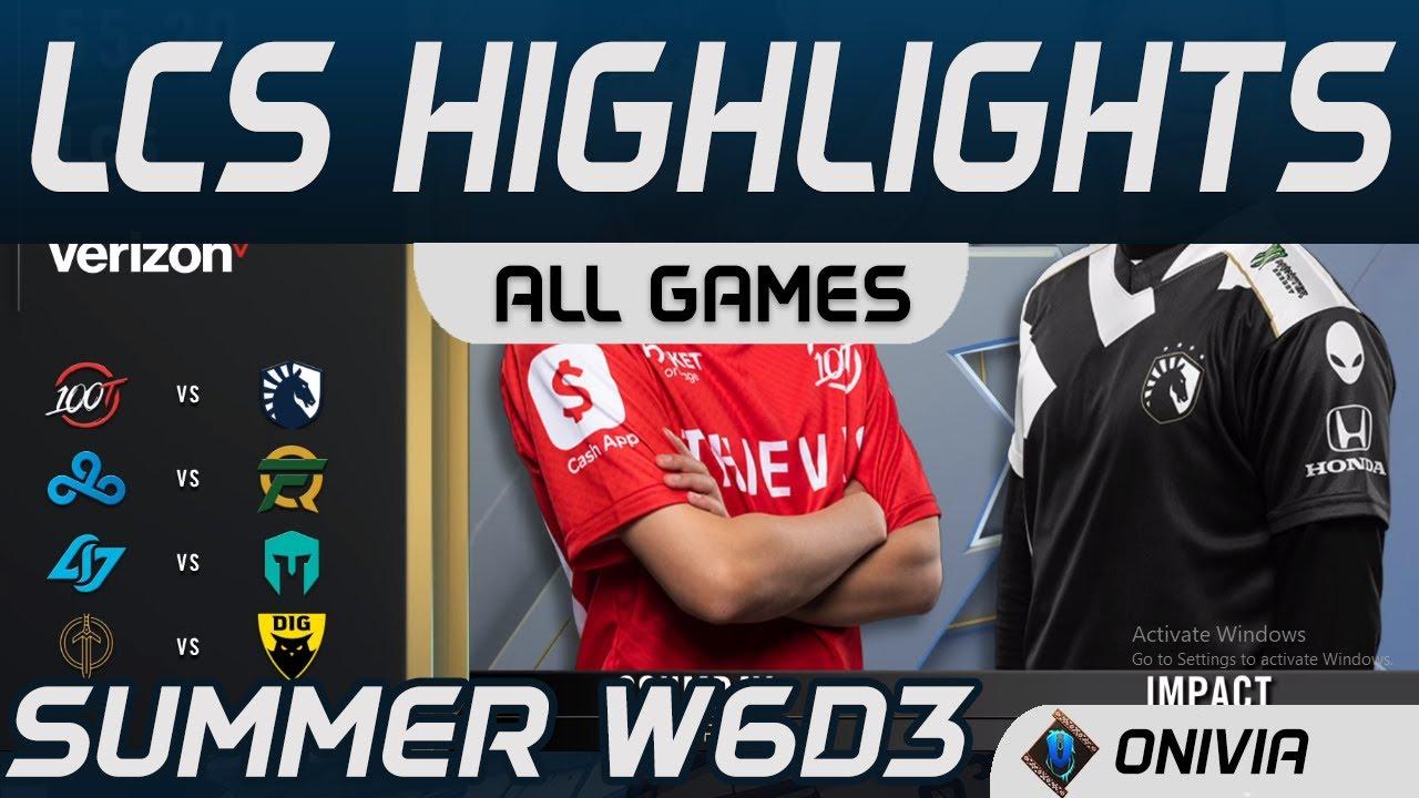 LCS Highlights Week6 Day3 LCS Summer 2020 All Games By Onivia thumbnail