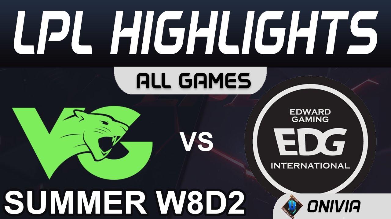 VG vs EDG Highlights ALL GAMES LPL Summer Season 2020 W8D2 Vici Gaming vs EDward Gaming by Onivia thumbnail