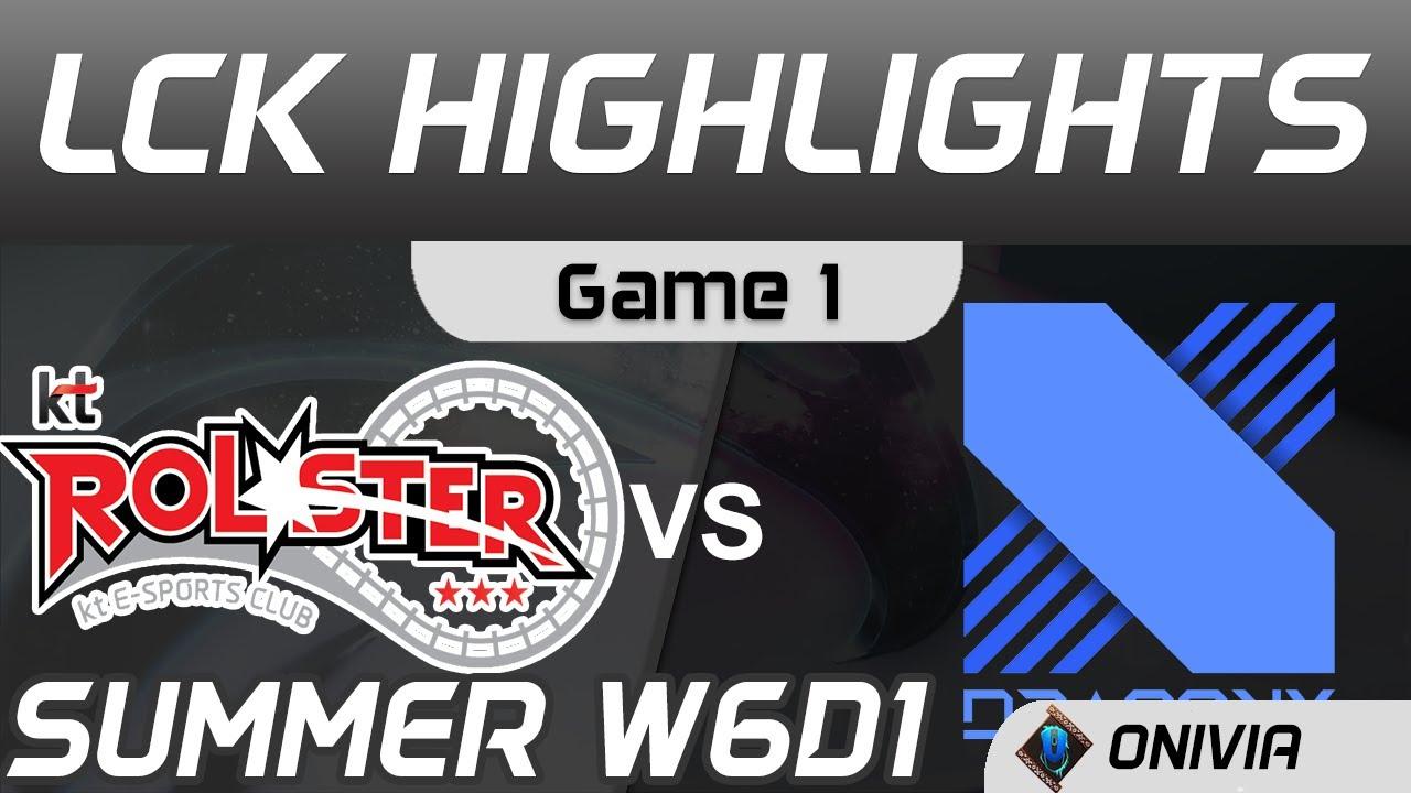 KT vs DRX Highlights Game 1 LCK Summer Season 2020 W6D1 KT Rolster vs DRX by Onivia thumbnail