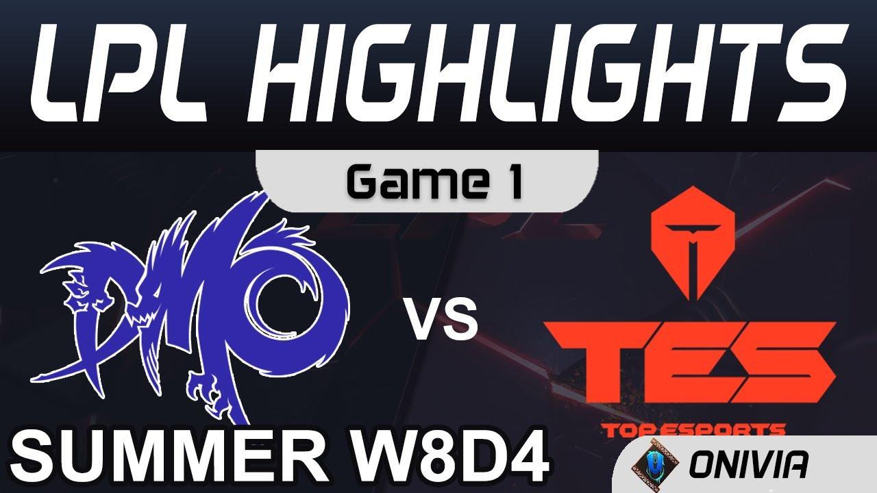 DMO vs TES Highlights Game 1 LPL Summer Season 2020 W8D4 Dominus Esports vs Top Esports by Onivia thumbnail