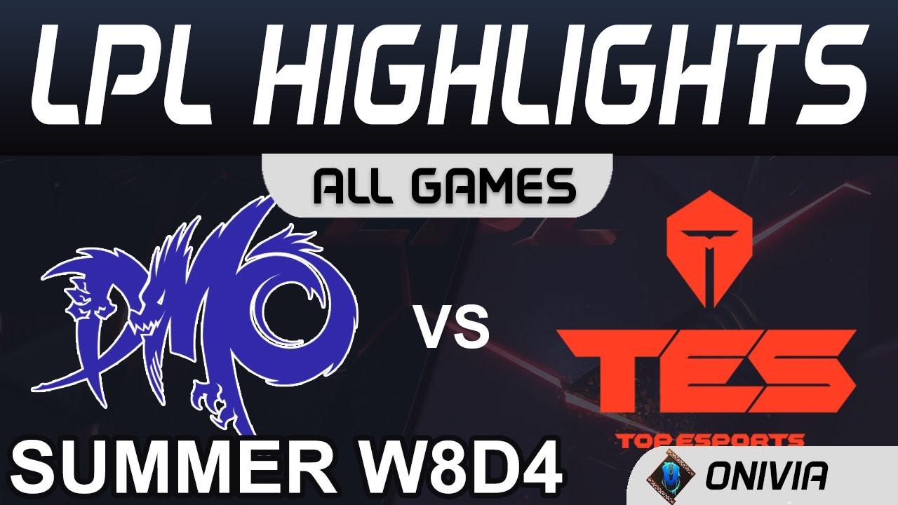 DMO vs TES Highlights ALL GAMES LPL Summer Season 2020 W8D4 Dominus Esports vs Top Esports by Onivia thumbnail