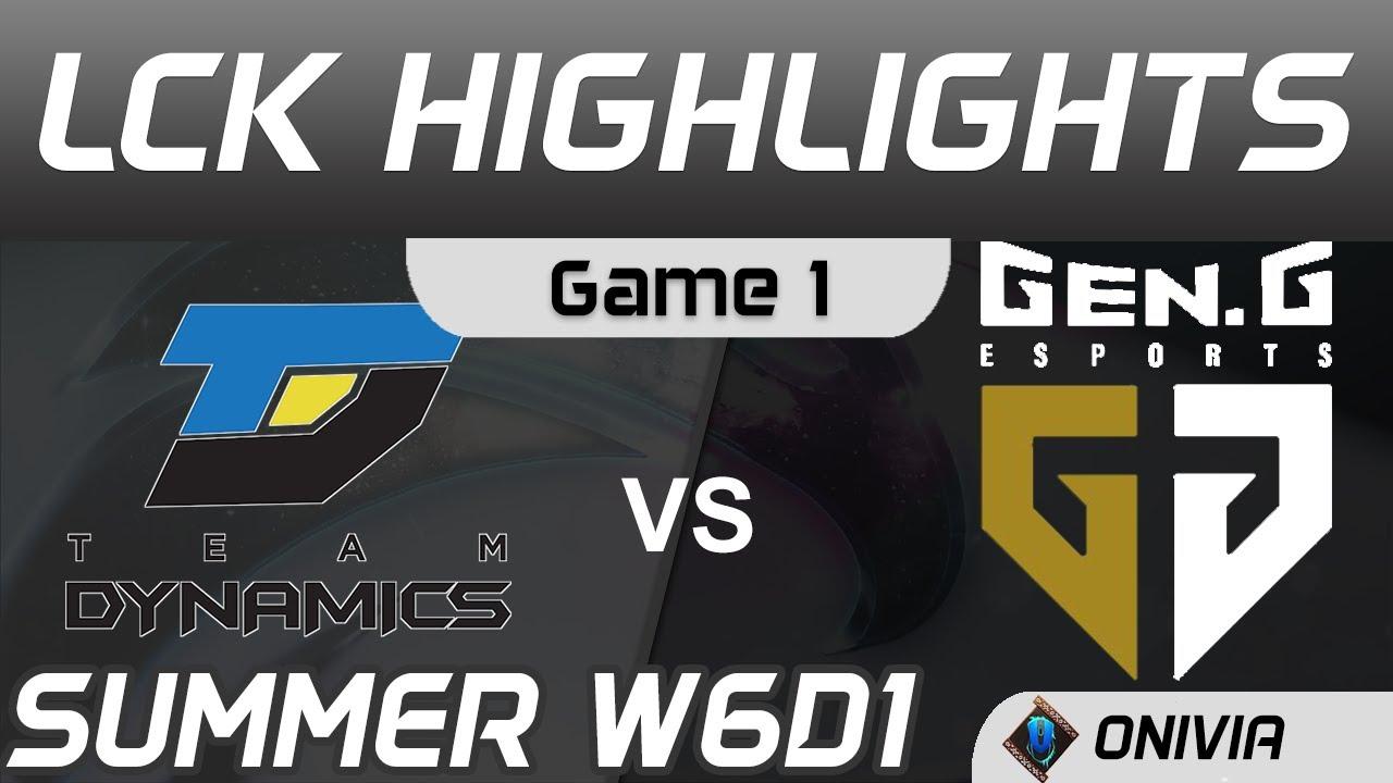 GEN vs DYN Highlights Game 1 LCK Summer Season 2020 W6D1 Gen G vs Team Dynamics by Onivia thumbnail