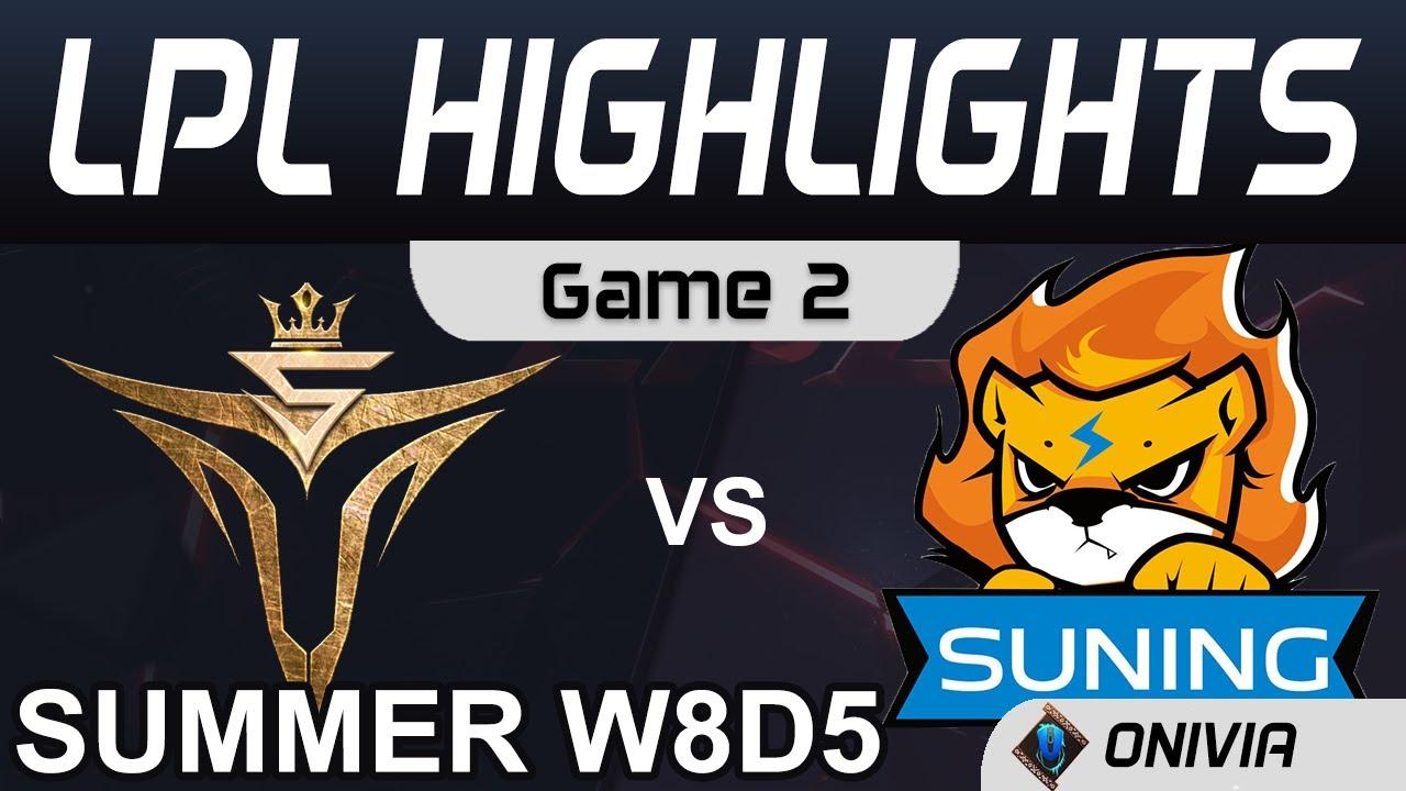 V5 vs SN Highlights Game 2 LPL Summer Season 2020 W8D5 Victory Five vs Suning by Onivia thumbnail