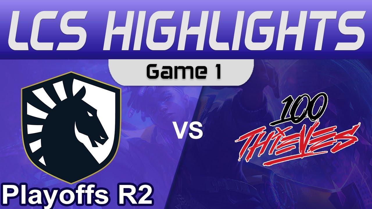 TL vs 100 Highlights Game 1 Round2 LCS Spring Season 2022 Team Liquid vs 100 Thieves by Onivia thumbnail