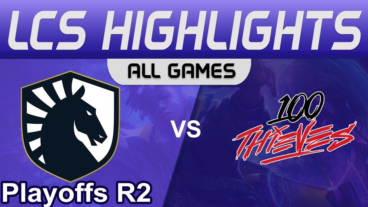 TL vs 100 Highlights ALL GAMES Round2 LCS Spring Season 2022 Team Liquid vs 100 Thieves by Onivia thumbnail