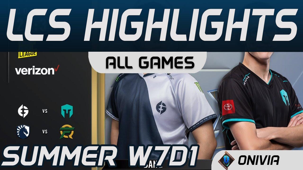 LCS Highlights Week7 Day1 LCS Summer 2020 All Games By Onivia thumbnail