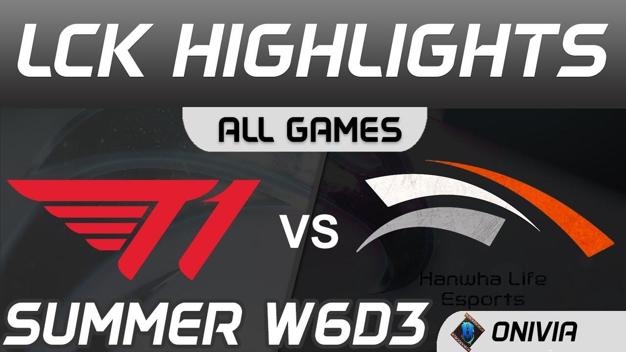 T1 vs HLE Highlights ALL GAMES LCK Summer Season 2020 W6D3 T1 vs Hanwha Life Esports by Onivia thumbnail