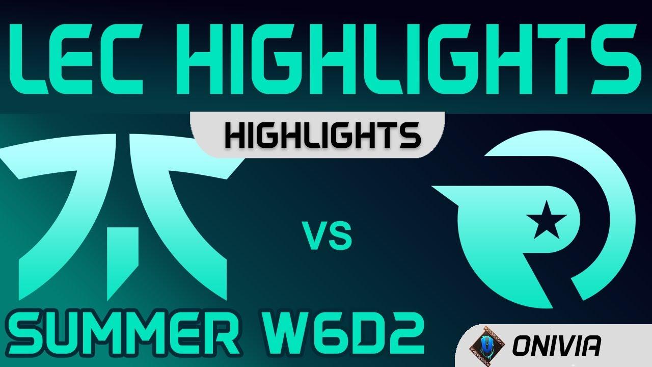 FNC vs OG Highlights W6D2 LEC Summer 2020 Fnatic vs Origen by Onivia thumbnail