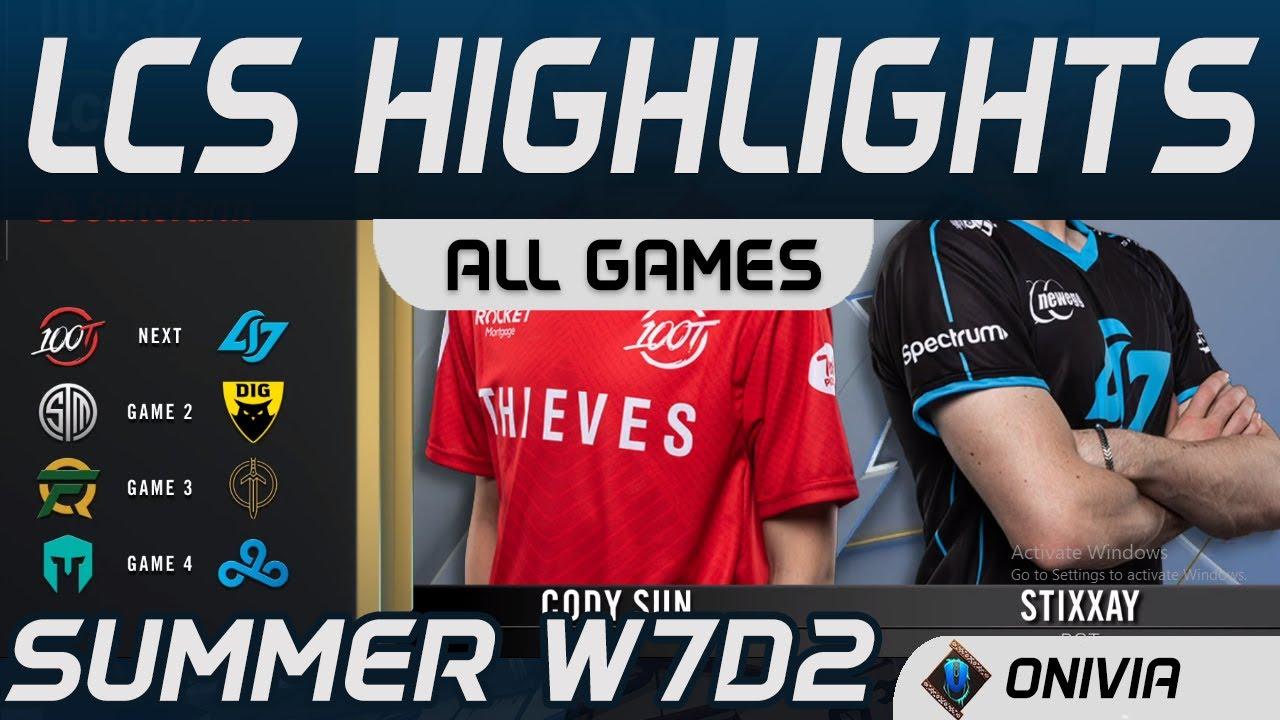 LCS Highlights Week7 Day2 LCS Summer 2020 All Games By Onivia thumbnail