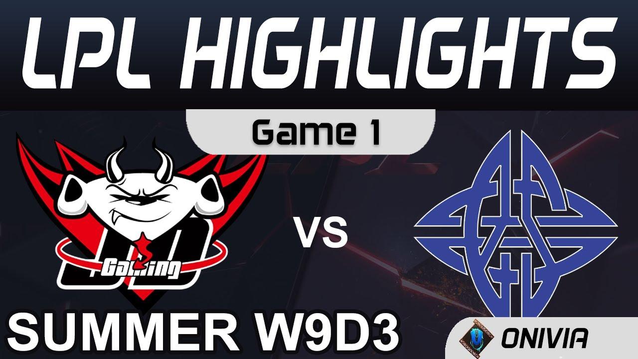 JDG vs ES Highlights Game 1 LPL Summer Season 2020 W9D3 JD Gaming vs eStar Gaming by Onivia thumbnail