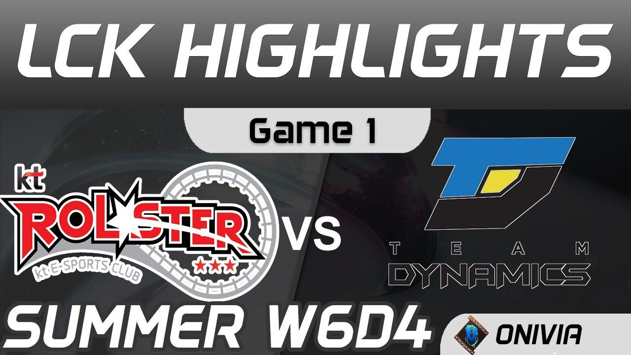 KT vs DYN Highlights Game 1 LCK Summer Season 2020 W6D4 KT Rolster vs Team Dynamics by Onivia thumbnail