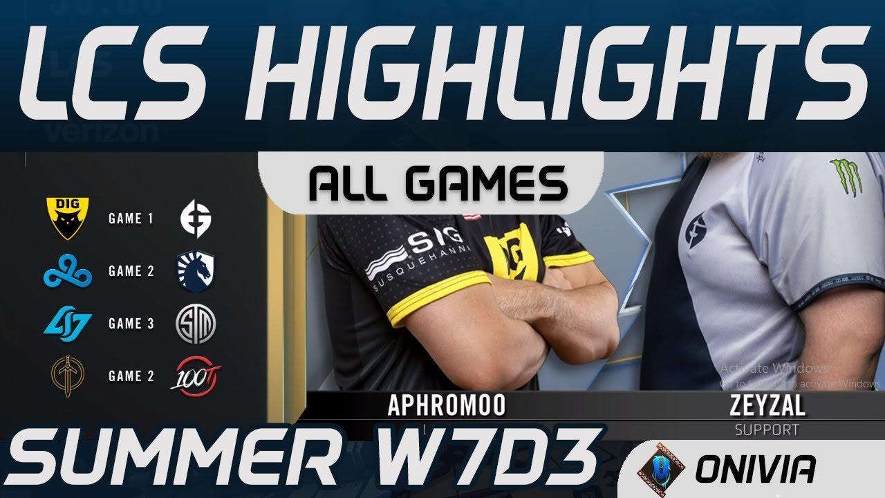 LCS Highlights Week7 Day3 LCS Summer 2020 All Games By Onivia thumbnail