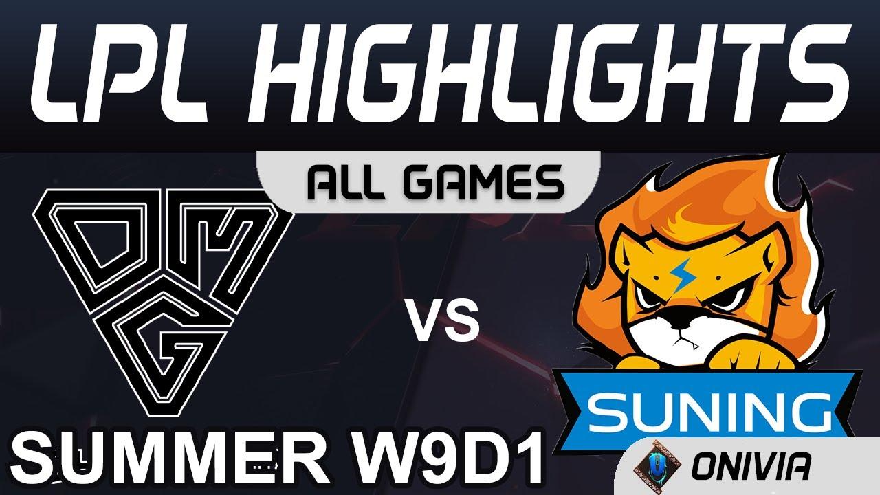 OMG vs SN Highlights ALL GAMES LPL Summer Season 2020 W9D1 Oh My God vs Suning by Onivia thumbnail