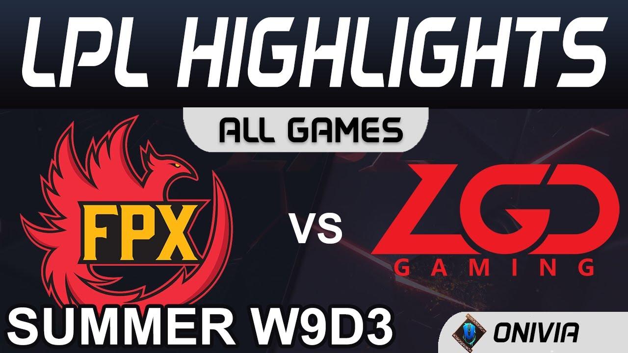 FPX vs LGD Highlights ALL GAMES LPL Summer Season 2020 W9D3 FunPlus Phoenix vs LGD Gaming by Onivia thumbnail