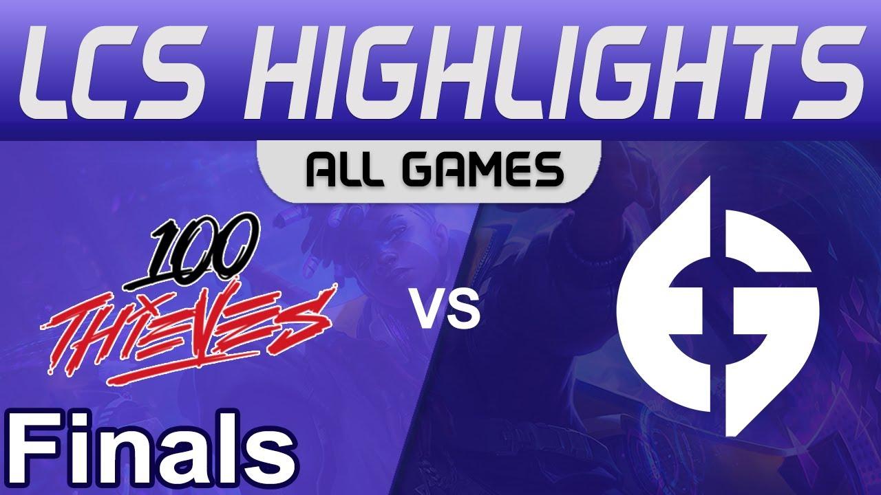 100 vs EG Highlights ALL GAMES Finals LCS Spring Season 2022 100 Thieves vs Evil Geniuses by Onivia thumbnail