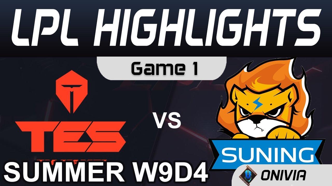 TES vs SN Highlights Game 1 LPL Summer Season 2020 W9D4 Top Esports vs Suning by Onivia thumbnail