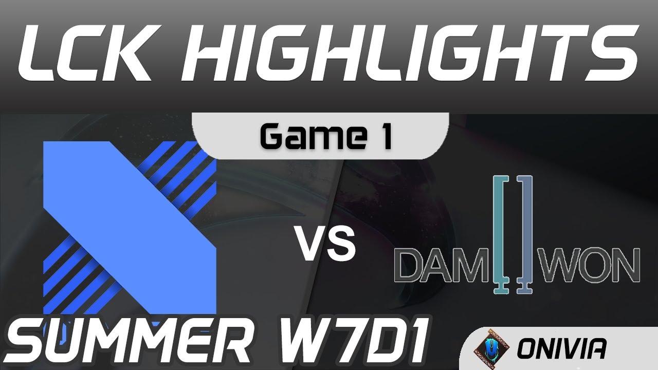 DRX vs DWG Highlights Game 1 LCK Summer Season 2020 W7D1 DragonX vs Damwon Gaming by Onivia thumbnail