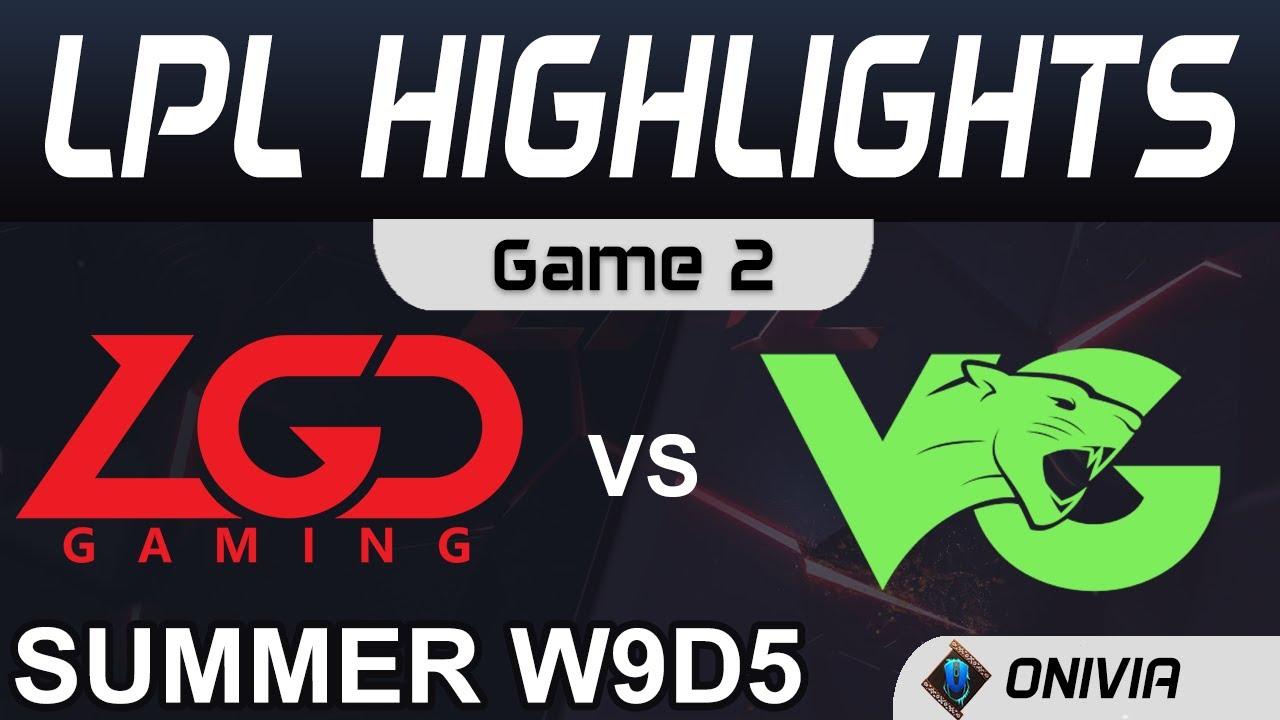 LGD vs VG Highlights Game 2 LPL Summer Season 2020 W9D5 LGD Gaming vs Vici Gaming by Onivia thumbnail