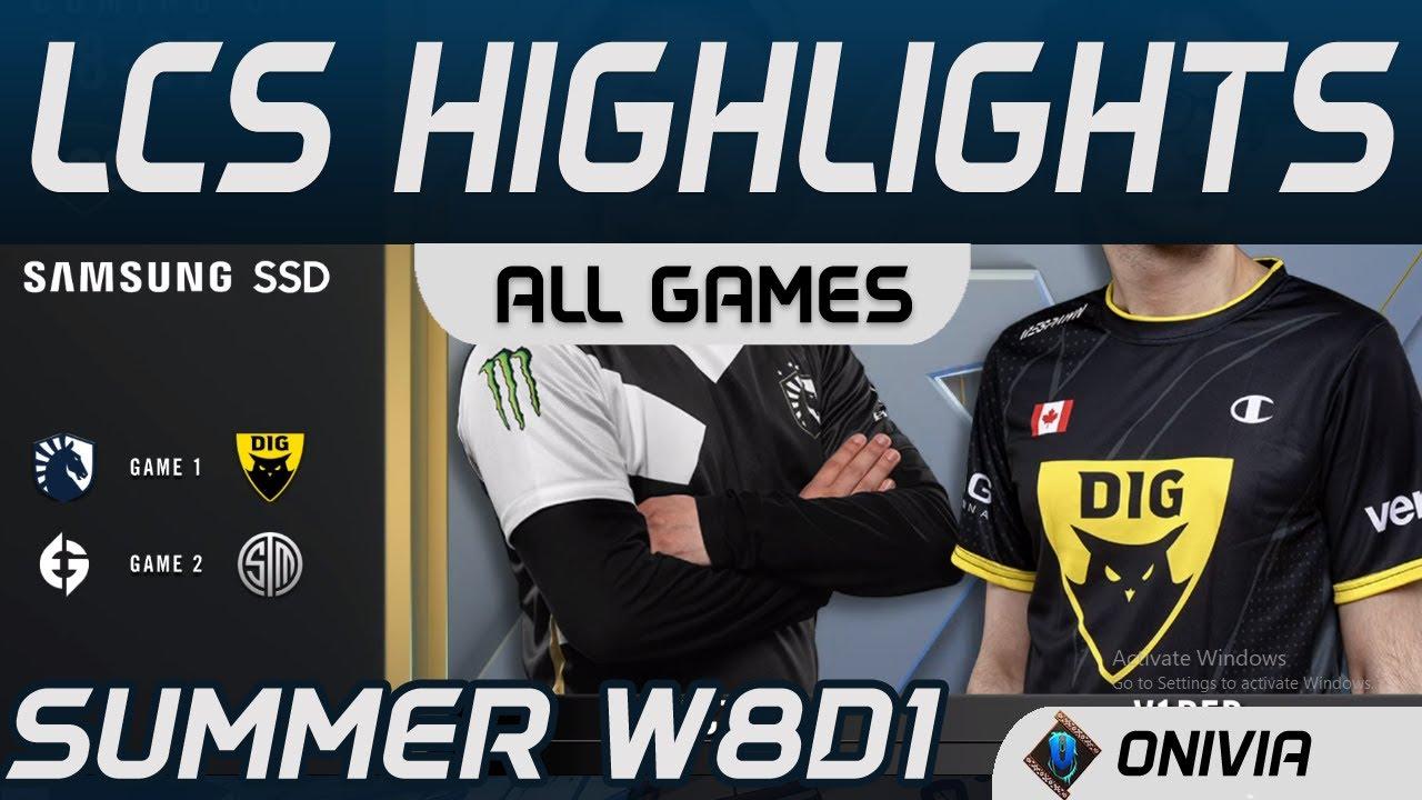 LCS Highlights Week8 Day1 LCS Summer 2020 All Games By Onivia thumbnail