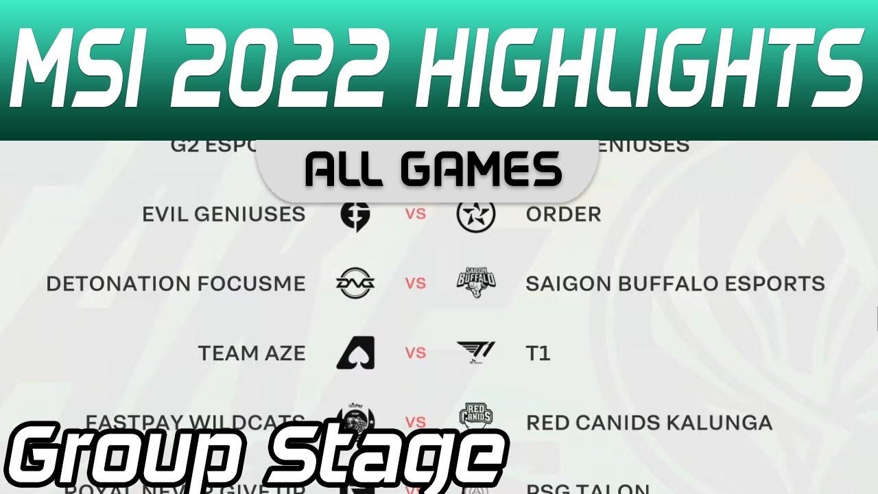 MSI highlights Day 2 Group Stage All Games MSI 2022 by Onivia thumbnail