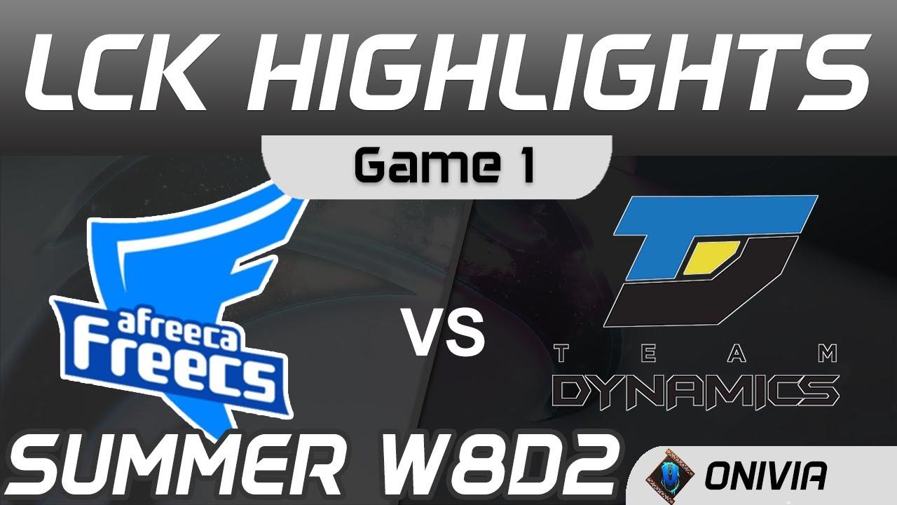 AF vs DYN Highlights Game 1 LCK Summer Season 2020 W8D2 Afreeca Freecs vs Team Dynamics by Onivia thumbnail