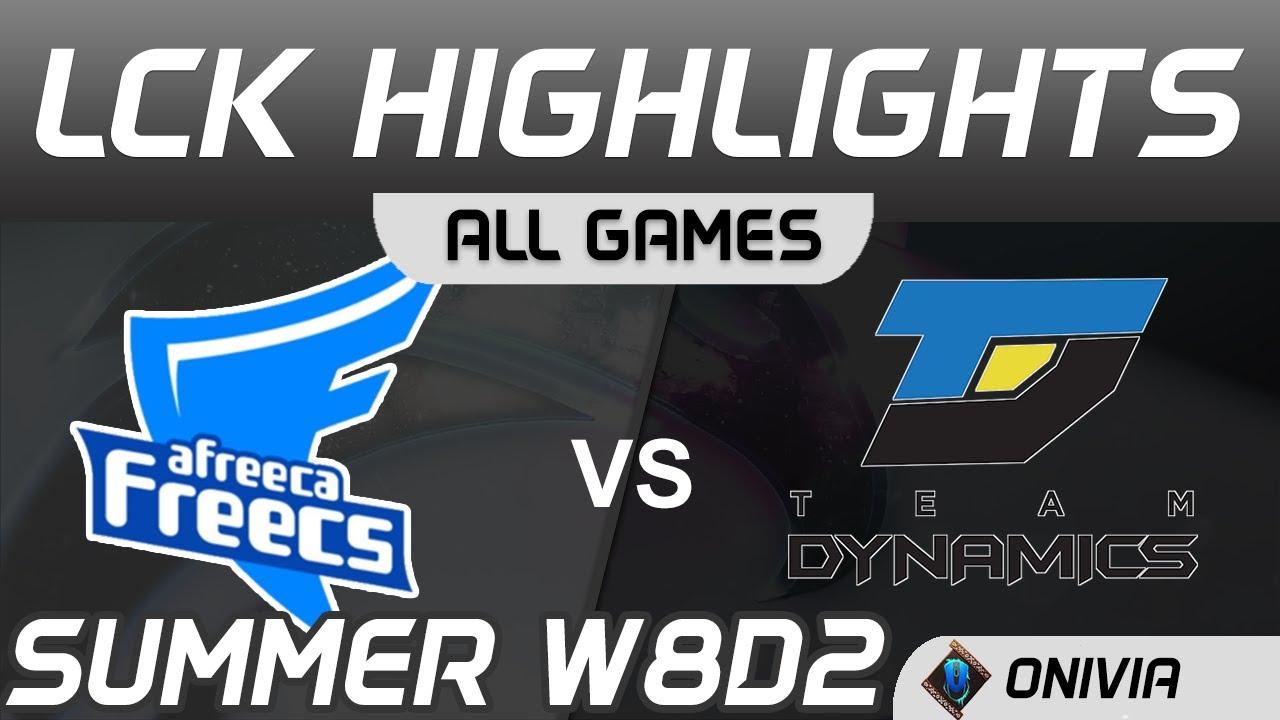 AF vs DYN Highlights ALL GAMES LCK Summer Season 2020 W8D2 Afreeca Freecs vs Team Dynamics by Onivia thumbnail