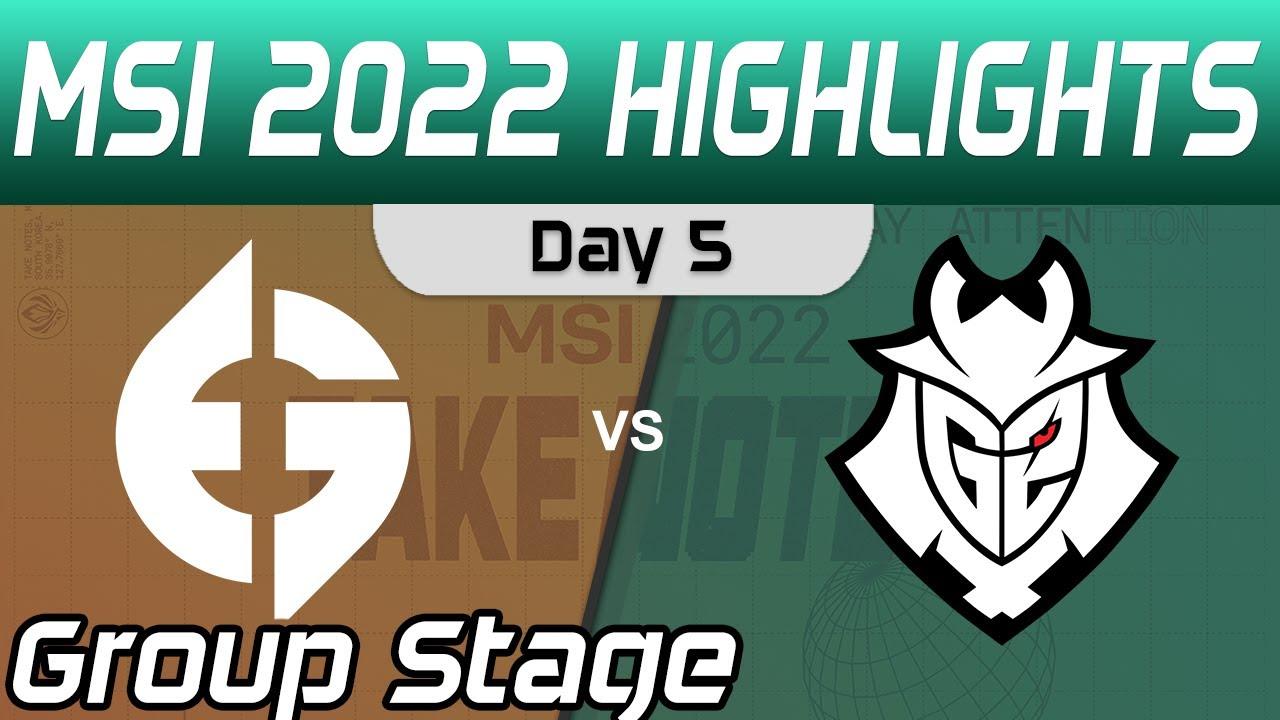 EG vs G2 Highlights Day 5 MSI 2022 Group Stage Evil Geniuses vs G2 Esports by Onivia thumbnail