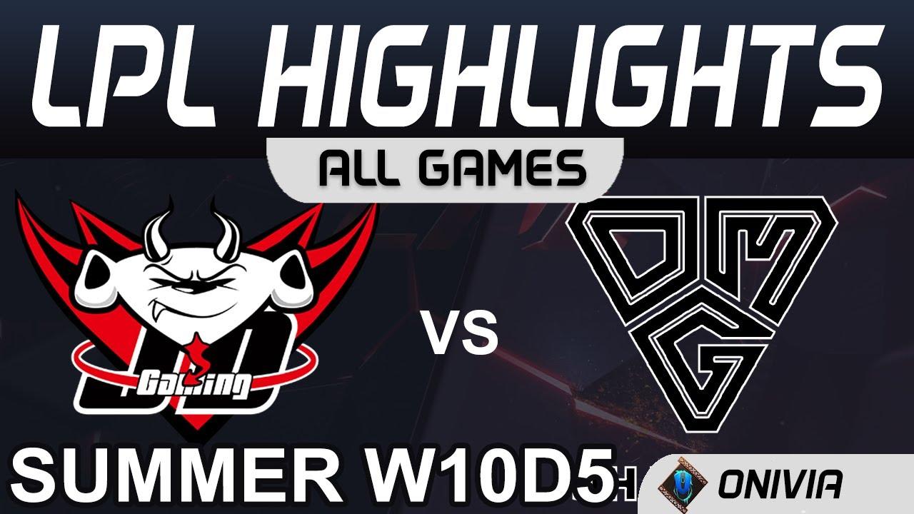 JDG vs OMG Highlights ALL GAMES LPL Summer Season 2020 W10D5 JD Gaming vs Oh My God by Onivia thumbnail