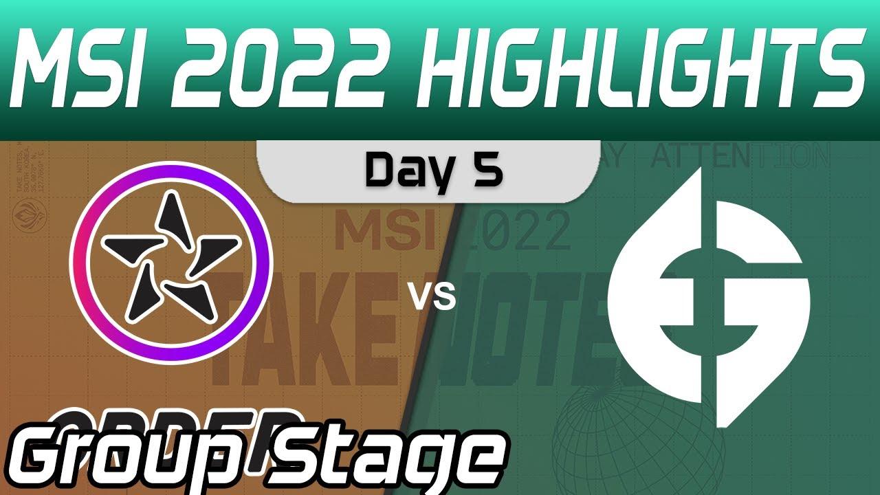 ORD vs EG Highlights Day 5 MSI 2022 Group Stage ORDER vs Evil Geniuses by Onivia thumbnail