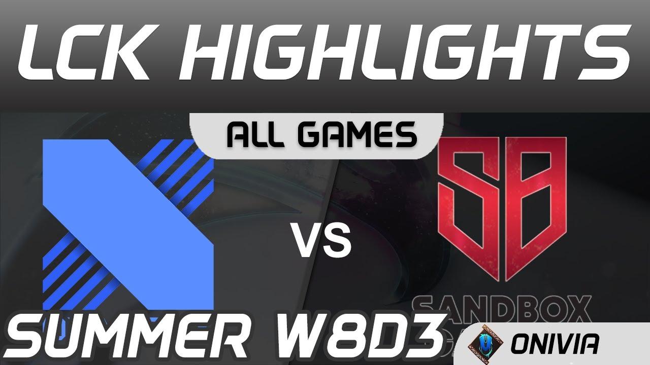 DRX vs SB Highlights ALL GAMES LCK Summer Season 2020 W8D3 DragonX vs SANDBOX Gaming by Onivia thumbnail