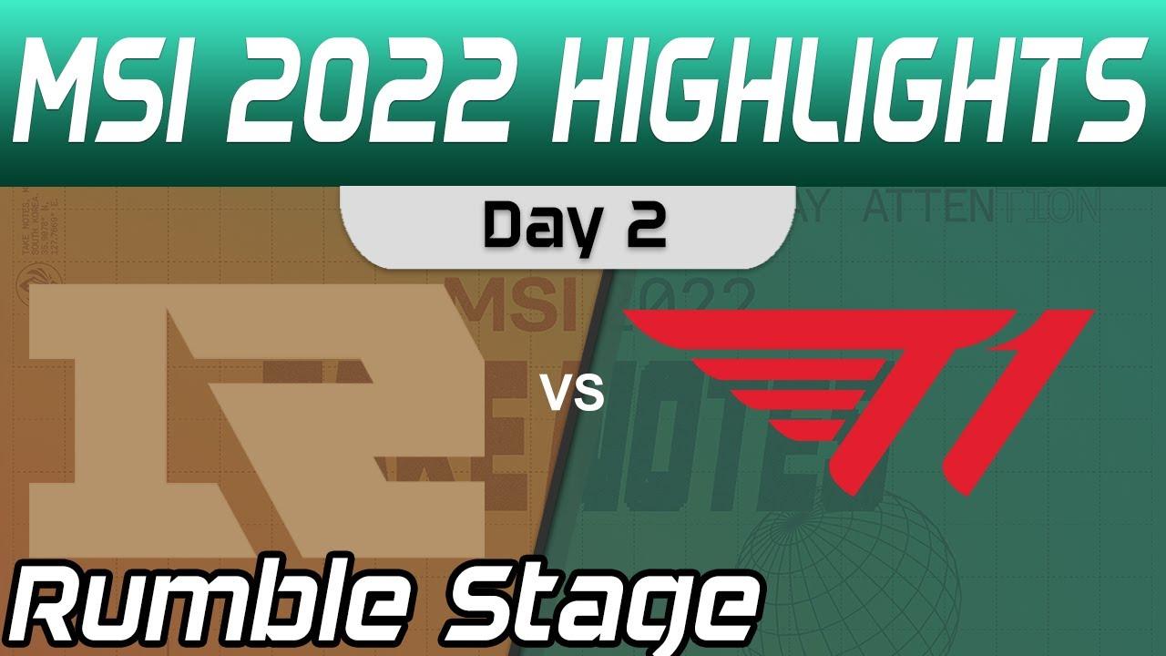 RNG vs T1 Highlights Day 2 MSI 2022 Rumble Stage Royal Never Give Up vs T1 by Onivia thumbnail