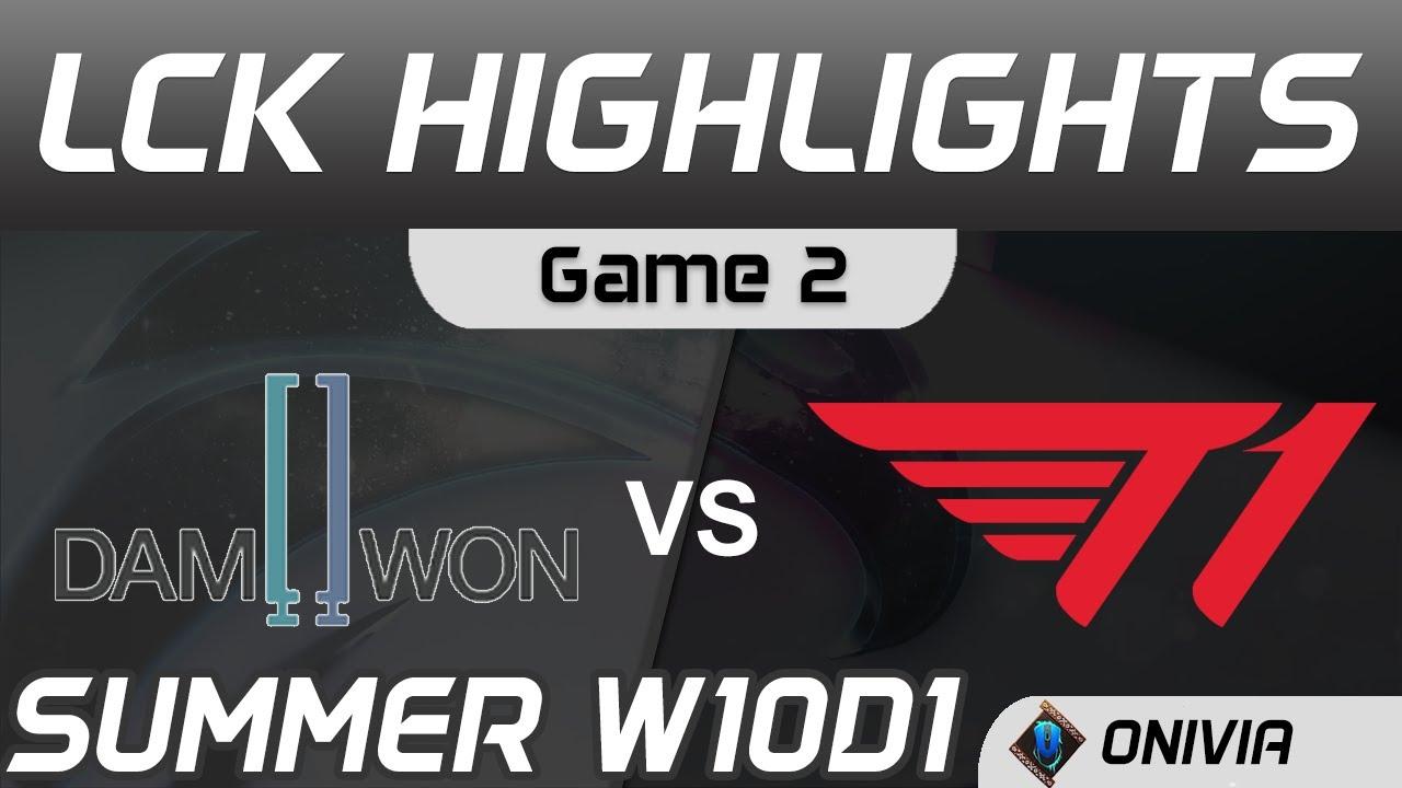 DWG vs T1 Highlights Game 2 LCK Summer Season 2020 W10D1 Damwon Gaming vs T1 by Onivia thumbnail