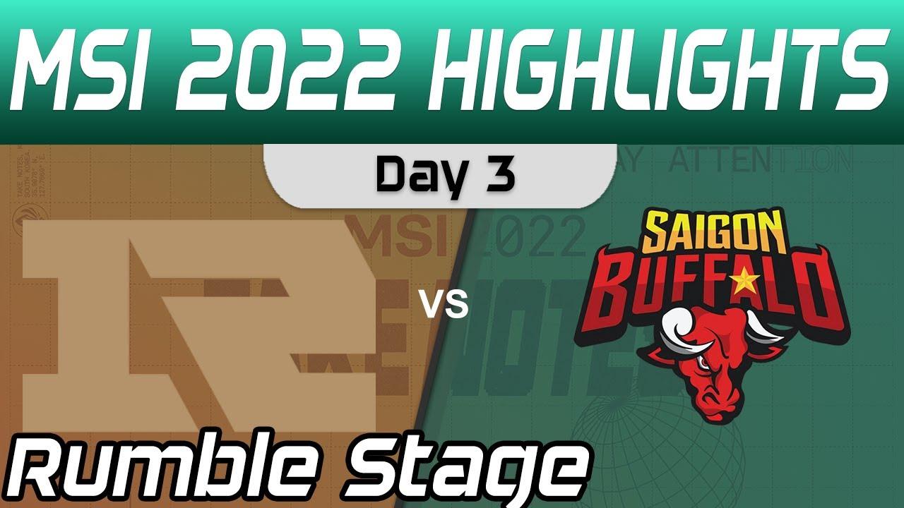 RNG vs SGB Highlights Day 3 MSI 2022 Rumble Stage Royal Never Give Up vs Saigon Buffalo by Onivia thumbnail