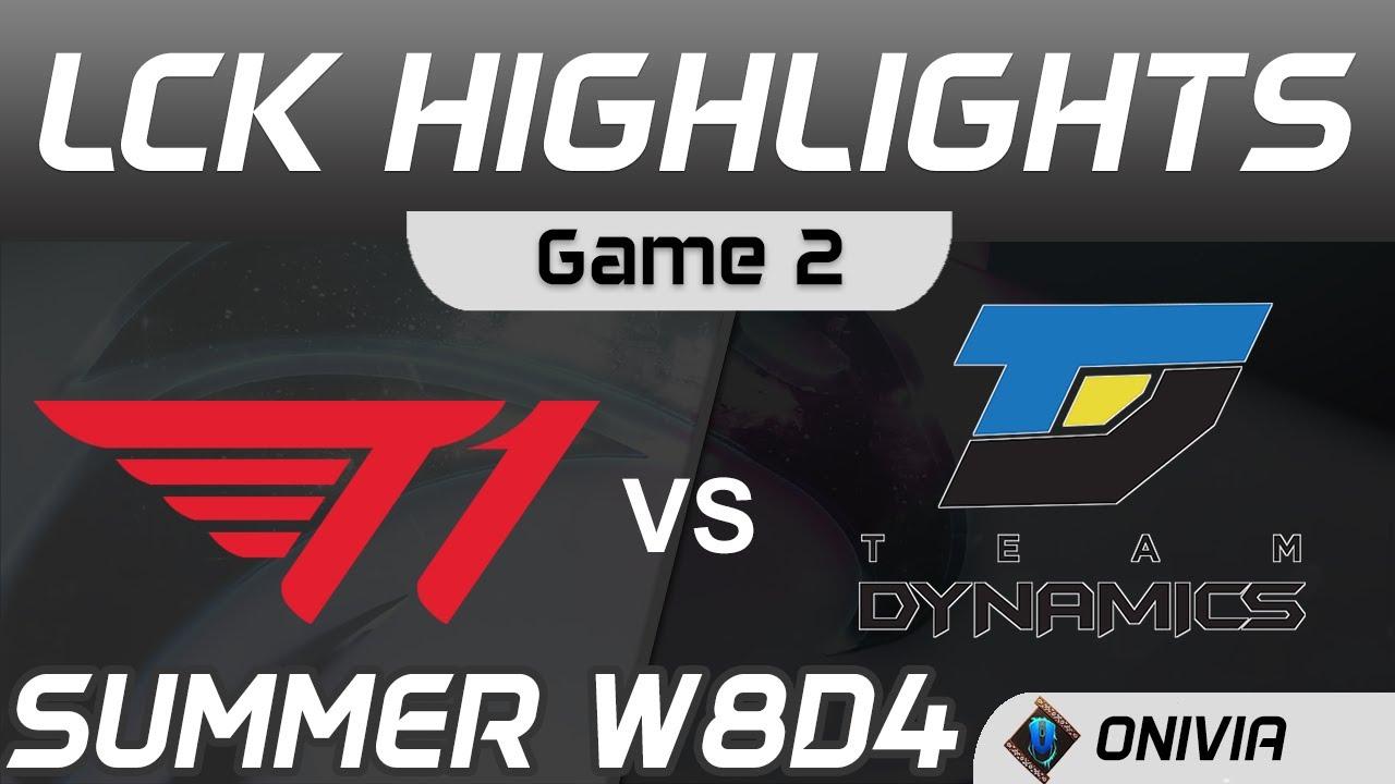 T1 vs DYN Highlights Game 2 LCK Summer Season 2020 W8D4 T1 vs Team Dynamics by Onivia thumbnail