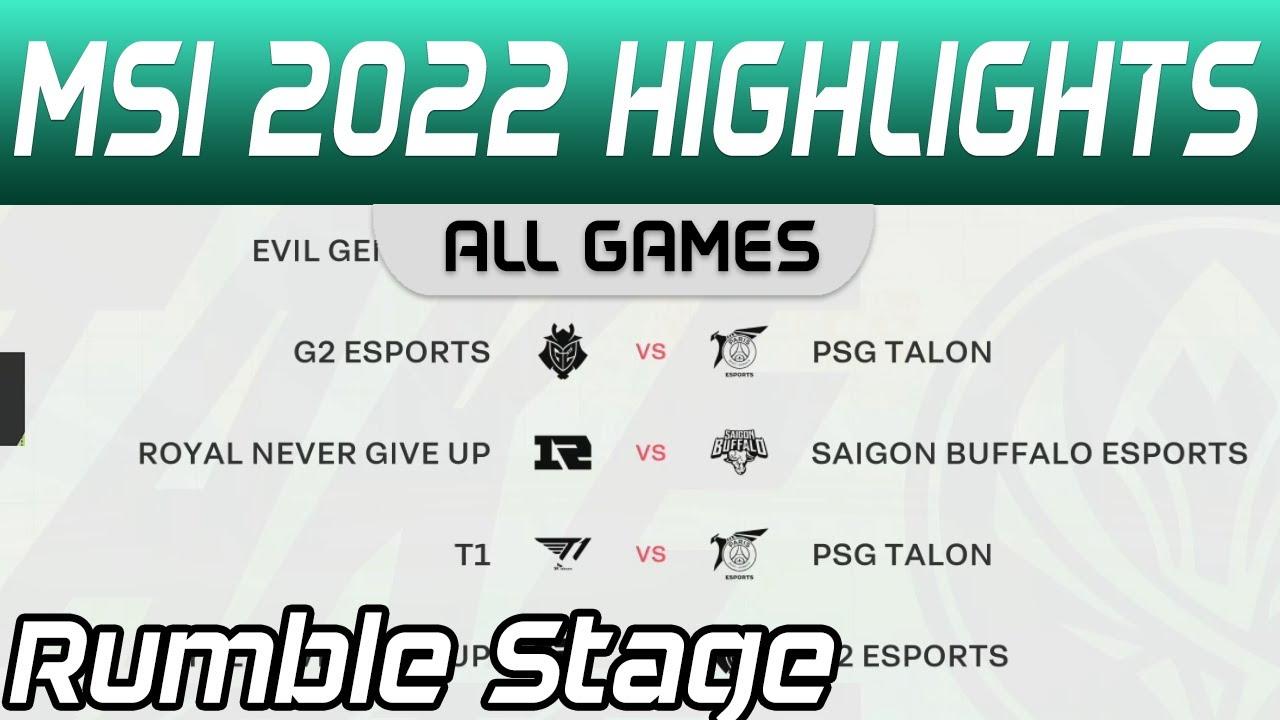 MSI highlights Day 3 Rumble Stage All Games MSI 2022 by Onivia thumbnail