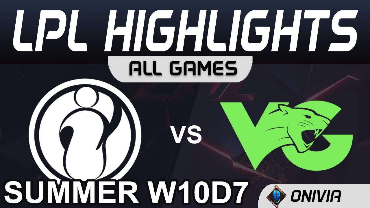 IG vs VG Highlights ALL GAMES LPL Summer Season 2020 W10D7 Invictus Gaming vs Vici Gaming by Onivia thumbnail