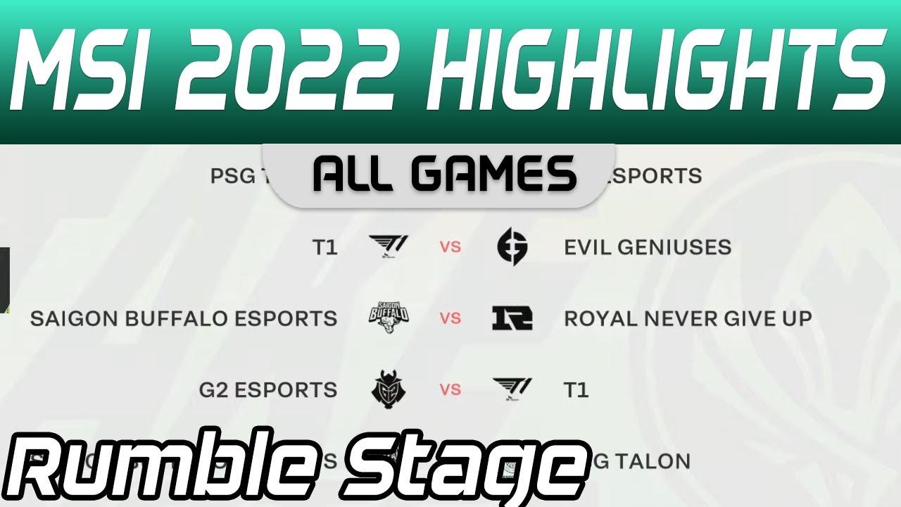 MSI highlights Day 4 Rumble Stage All Games MSI 2022 by Onivia thumbnail