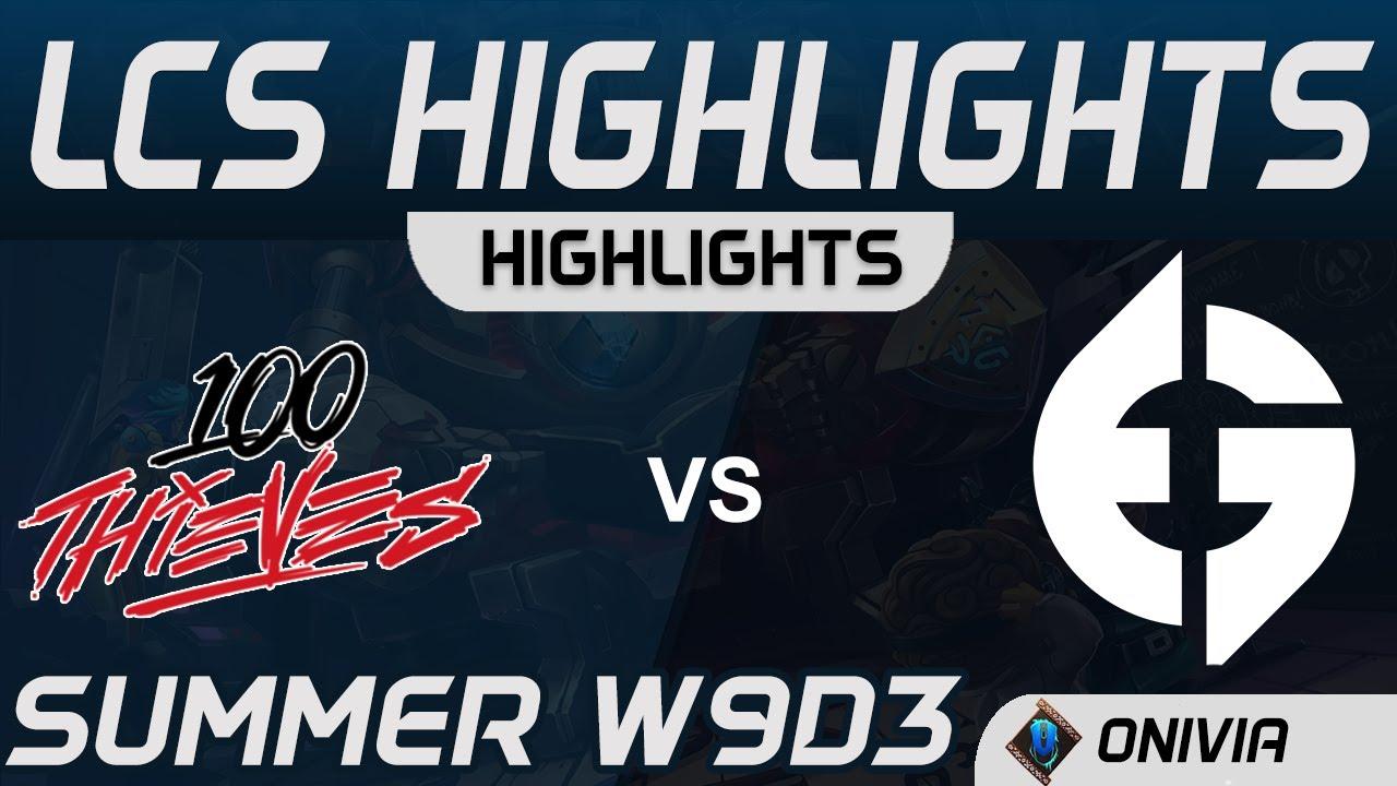 100 vs EG Highlights LCS Summer 2020 W9D3 100 Thieves vs Evil Geniuses by Onivia thumbnail