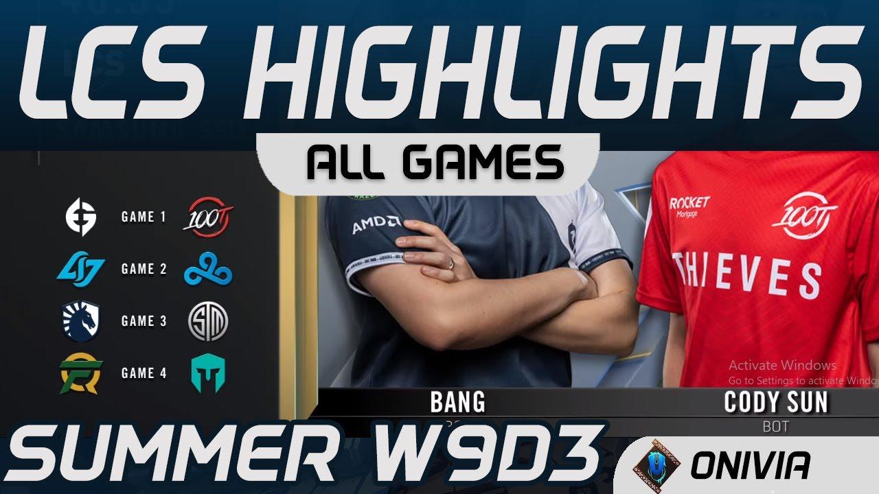 LCS Highlights Week9 Day3 LCS Summer 2020 All Games By Onivia thumbnail