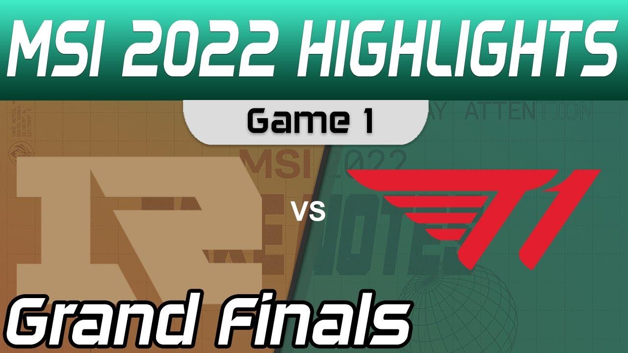 RNG vs T1 Highlights Game 1 FINALS MSI 2022 Royal Never Give Up vs T1 by Onivia thumbnail