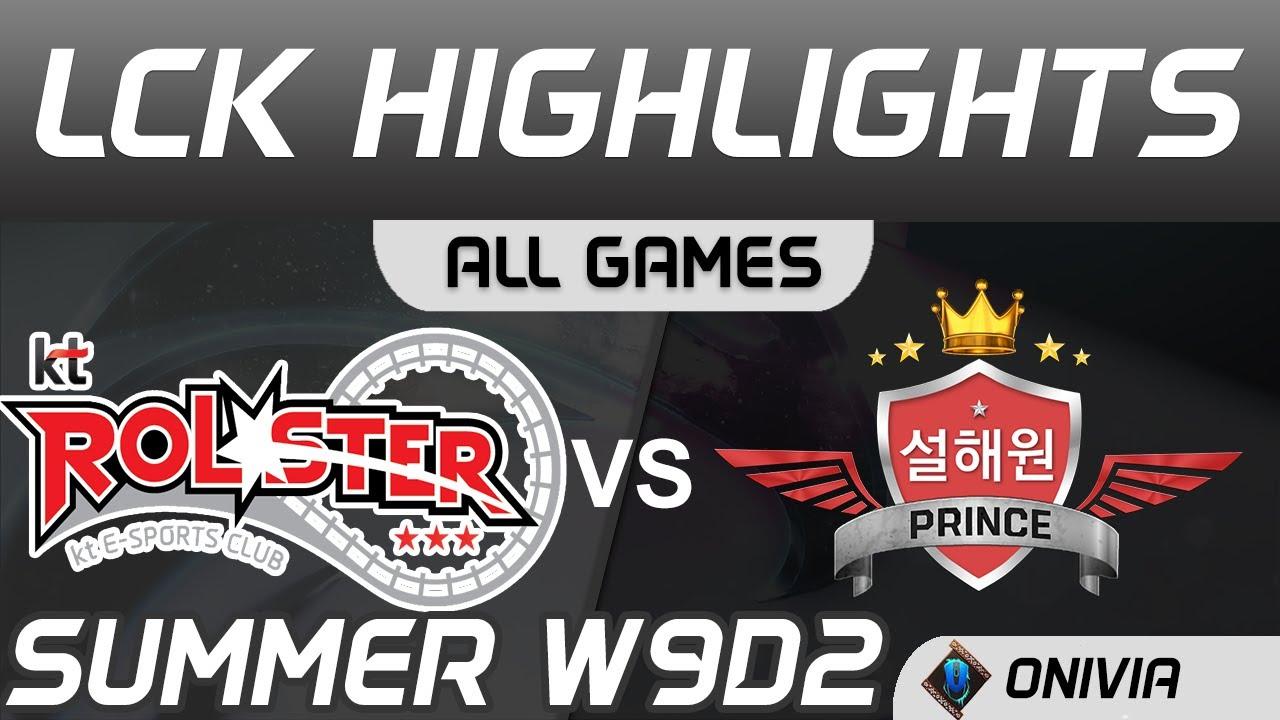 KT vs SP HighlightsALL GAMES LCK Summer Season 2020 W9D2 KT Rolster vs SeolHaeOne Prince by Onivia thumbnail