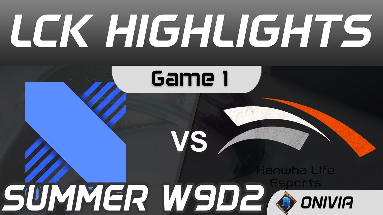 DRX vs HLE Highlights Game 1 LCK Summer Season 2020 W9D2 DragonX vs Hanwha Life Esports by Onivia thumbnail