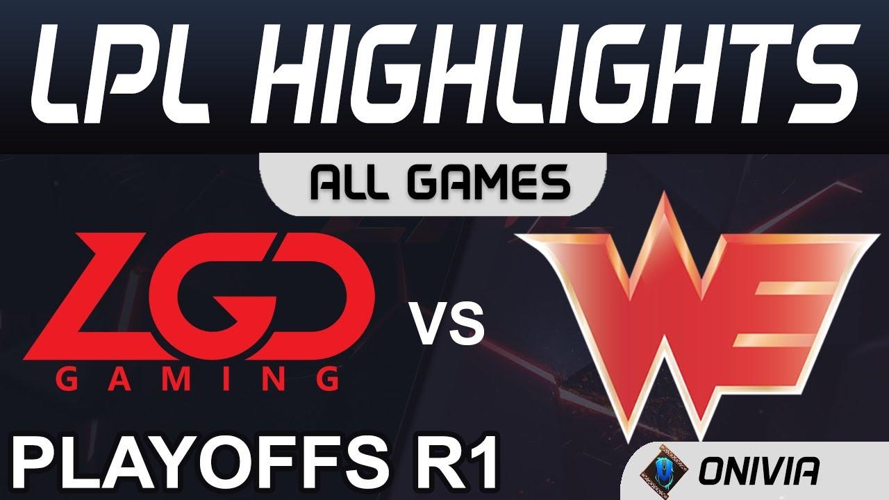 LGD vs WE Highlights ALL GAMES Round1 LPL Summer Playoffs 2020 LGD Gaming vs Team WE by Onivia thumbnail