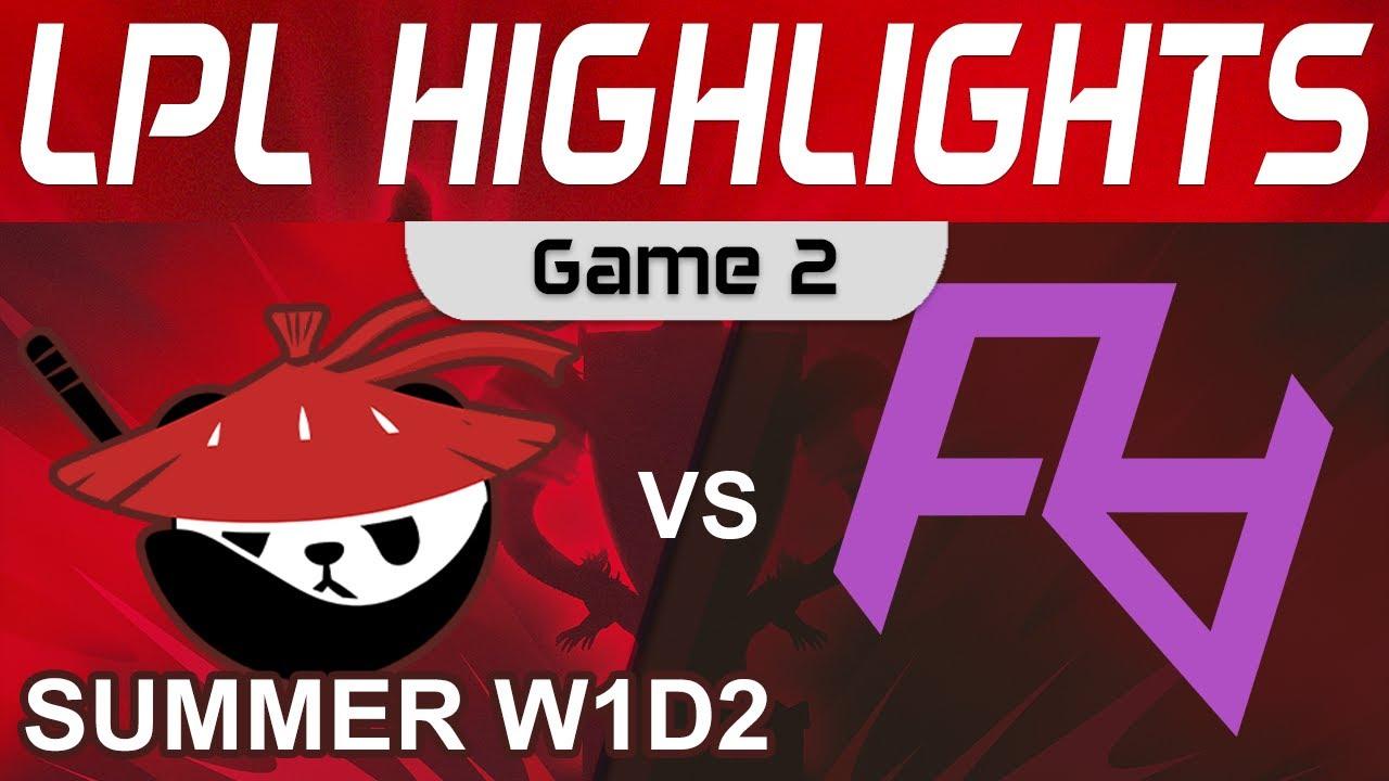 AL vs RA Highlights Game 2 LPL W1D2 Summer Season 2022 Anyone's Legend vs Rare Atom by Onivia thumbnail